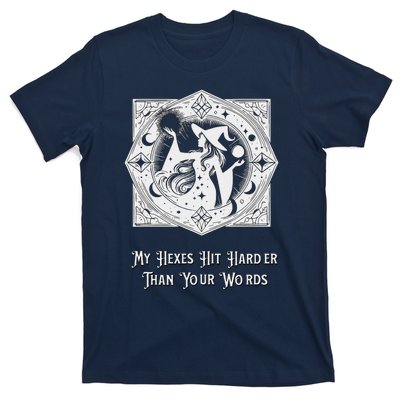 Witch My Hexes Hit Harder Than Your Words Magic Wicked Vamp T-Shirt