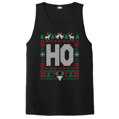 Where My HoS At Ho Matching Couple Christmas Ugly Gift PosiCharge Competitor Tank