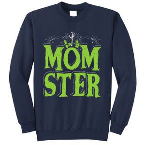 Womens Momster Halloween Monster Best Mom Ever Spooky Mommy Sweatshirt