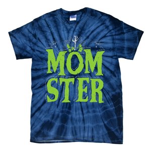 Womens Momster Halloween Monster Best Mom Ever Spooky Mommy Tie-Dye T-Shirt