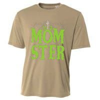 Womens Momster Halloween Monster Best Mom Ever Spooky Mommy Cooling Performance Crew T-Shirt