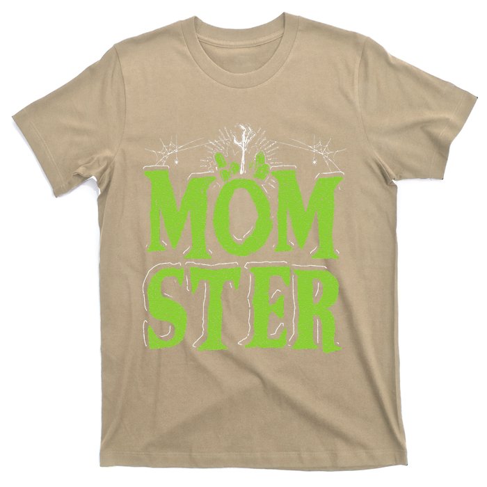 Womens Momster Halloween Monster Best Mom Ever Spooky Mommy T-Shirt