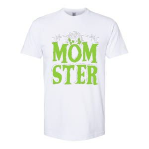 Womens Momster Halloween Monster Best Mom Ever Spooky Mommy Softstyle CVC T-Shirt