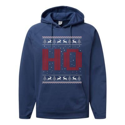 Where My HoS At Ho Matching Couple Santa Ugly Christmas Performance Fleece Hoodie