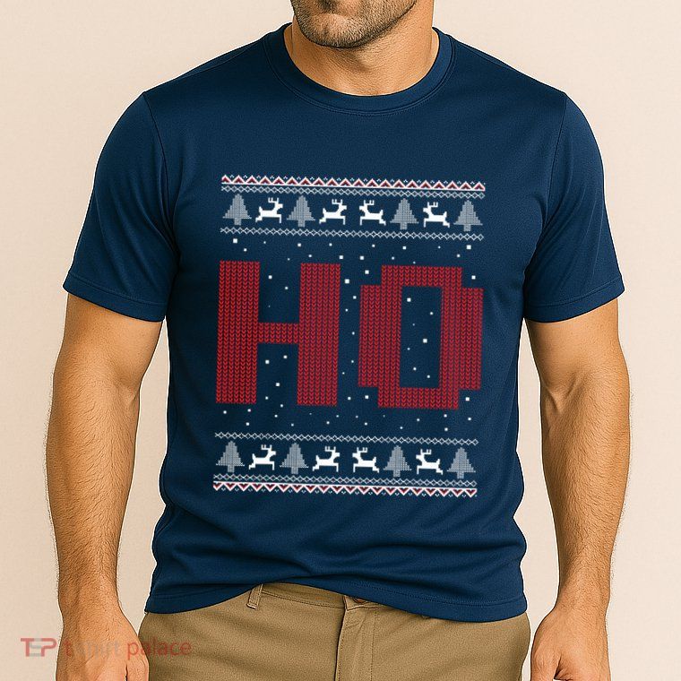 Where My HoS At Ho Matching Couple Santa Ugly Christmas Performance Shirt