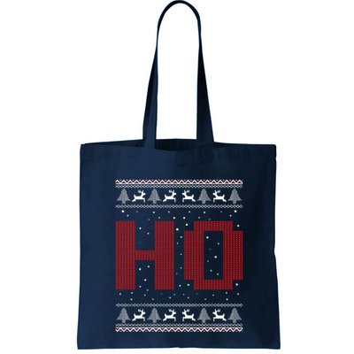 Where My HoS At Ho Matching Couple Santa Ugly Christmas Bag