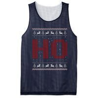 Where My HoS At Ho Matching Couple Santa Ugly Christmas Mesh Reversible Basketball Jersey Tank