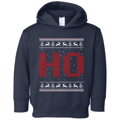 Where My HoS At Ho Matching Couple Santa Ugly Christmas Toddler Hoodie