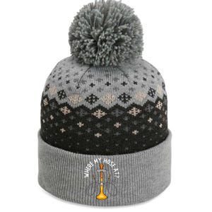 Where My Hose At Funny Hookah Smoking Shisha Smoker Gift The Baniff Cuffed Pom Beanie