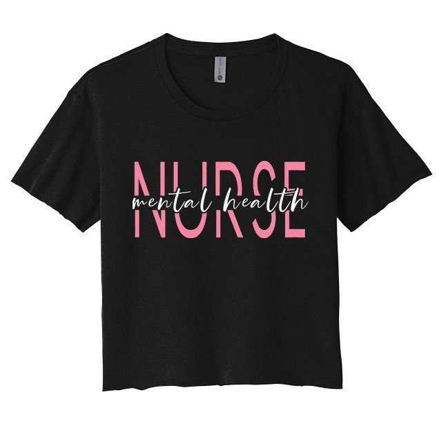Wo Mental Health Nurse Therapist Awareness Crop Top