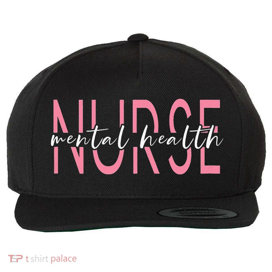Wo Mental Health Nurse Therapist Awareness Wool Snapback Cap
