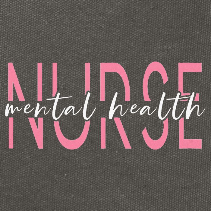 Wo Mental Health Nurse Therapist Awareness Cotton Canvas Backpack