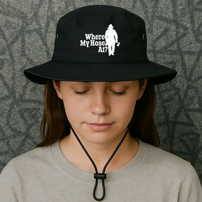 Where My Hose At? Firefighter Design Cool Gift Bucket Hat