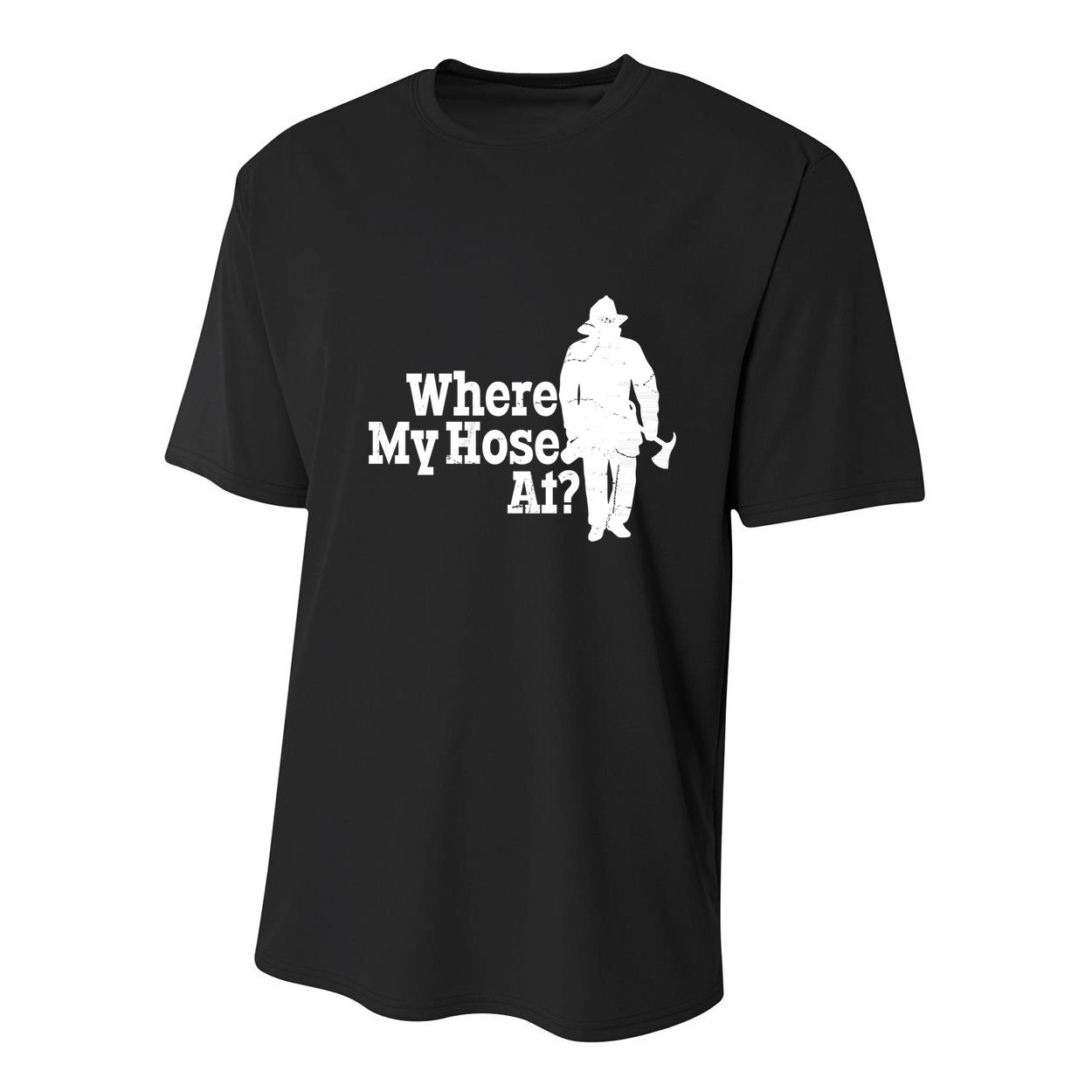 Where My Hose At? Firefighter Design Cool Gift Youth Performance Sprint T-Shirt