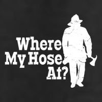 Where My Hose At? Firefighter Design Cool Gift Golf Towel