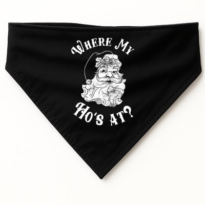 Where My Hos At? Meaningful Gift Meaningful Gift USA-Made Doggie Bandana