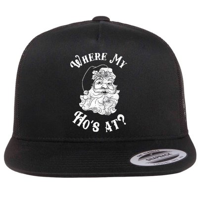 Where My Hos At? Meaningful Gift Meaningful Gift Flatbill Hat