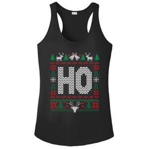 Where My HoS At Ho Matching Couple Christmas Ugly Cute Gift Ladies PosiCharge Competitor Racerback Tank