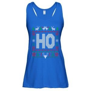 Where My HoS At Ho Matching Couple Christmas Ugly Cute Gift Ladies Essential Flowy Tank