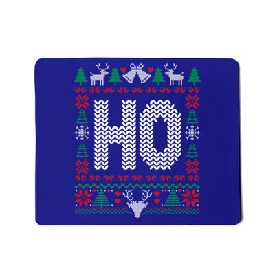 Where My HoS At Ho Matching Couple Christmas Ugly Cute Gift Mousepad