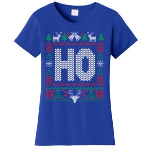 Where My HoS At Ho Matching Couple Christmas Ugly Cute Gift Women's T-Shirt