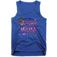 Witchy Mama Halloween Leopard Funny Witch Mom Spooky Gift Tank Top