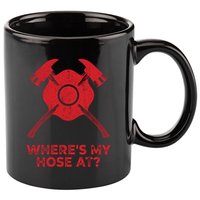 Where’s My Hose At Fire Fighter Gift Idea Firefighter Gift 11oz C Handle Ceramic Mug