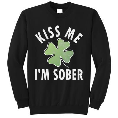 Womens Me I'm Sober Funny Saint Patricks Day Sweatshirt