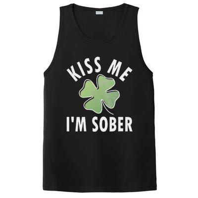 Womens Me I'm Sober Funny Saint Patricks Day PosiCharge Competitor Tank