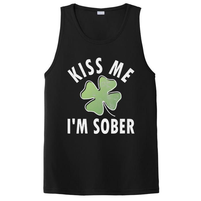 Womens Me I'm Sober Funny Saint Patricks Day PosiCharge Competitor Tank