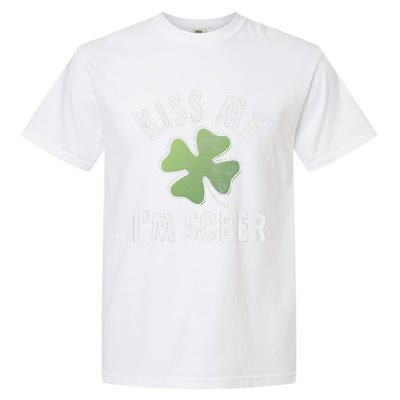 Womens Me I'm Sober Funny Saint Patricks Day Garment-Dyed Heavyweight T-Shirt