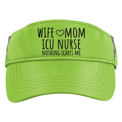 Wife Mom Icu Nurse Gift Adult Drive Performance Visor