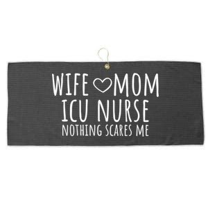 Wife Mom Icu Nurse Gift Large Microfiber Waffle Golf Towel