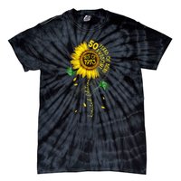 Womens Made In 1973 Sunflower 50th Birthday Gift Tie-Dye T-Shirt