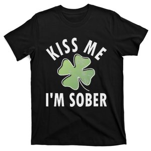 Womens Me I'm Sober Funny Saint Patricks Day T-Shirt