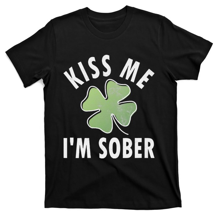 Womens Me I'm Sober Funny Saint Patricks Day T-Shirt