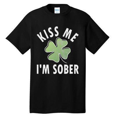 Womens Me I'm Sober Funny Saint Patricks Day Tall T-Shirt