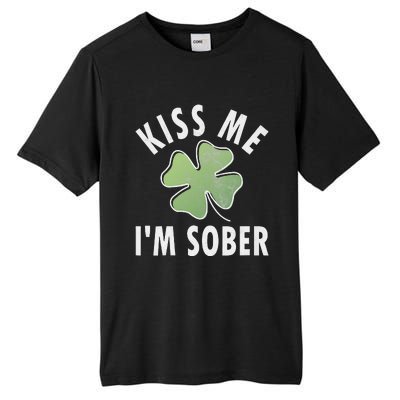 Womens Me I'm Sober Funny Saint Patricks Day Tall Fusion ChromaSoft Performance T-Shirt