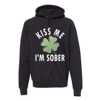 Womens Me I'm Sober Funny Saint Patricks Day Premium Hoodie