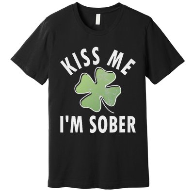 Womens Me I'm Sober Funny Saint Patricks Day Premium T-Shirt