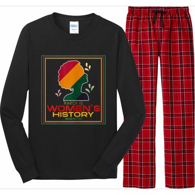 Womens March Is WOMEN'S HISTORY MONTH Long Sleeve Pajama Set