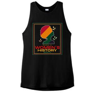 Wo March Is WOMEN'S HISTORY MONTH Ladies PosiCharge Tri-Blend Wicking Tank