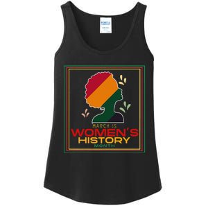 Wo March Is WOMEN'S HISTORY MONTH Ladies Essential Tank