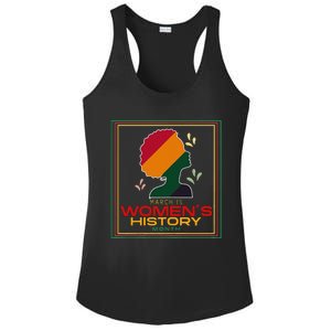 Wo March Is WOMEN'S HISTORY MONTH Ladies PosiCharge Competitor Racerback Tank