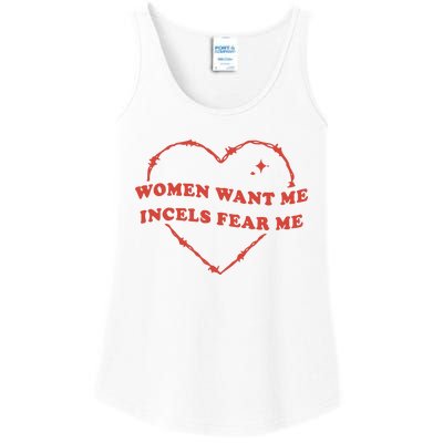 Want Me Incels Fear Me Ladies Essential Tank