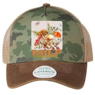 Women Mushrooms I Like To Forage Legacy Tie Dye Trucker Hat