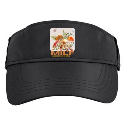 Women Mushrooms I Like To Forage Adult Drive Performance Visor