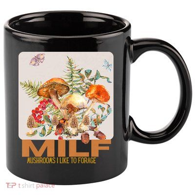 Women Mushrooms I Like To Forage 11oz C Handle Ceramic Mug