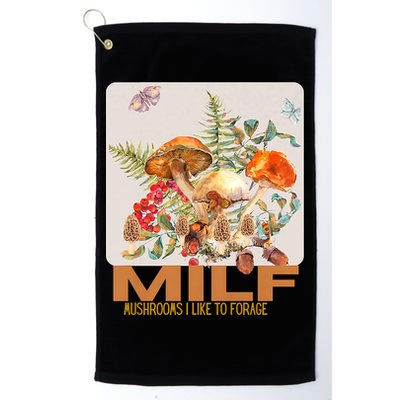 Women Mushrooms I Like To Forage Golf Towel