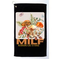 Women Mushrooms I Like To Forage Golf Towel